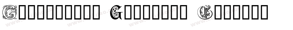 Ornamental Initials V字体转换